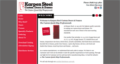 Desktop Screenshot of karpensteel.com